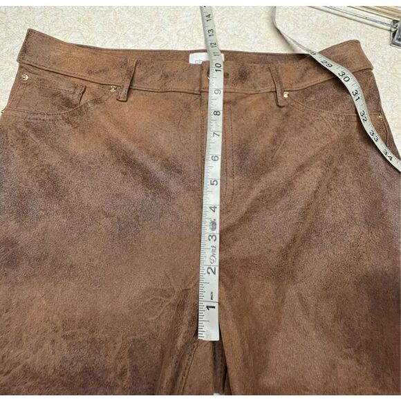 Chicos Faux SuedePull on Pants Sz ( 10) camel - Picture 7 of 10